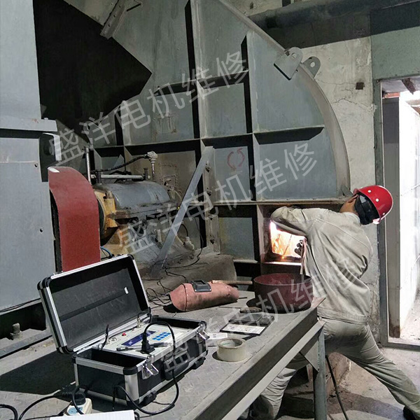 巢湖风机维修现场