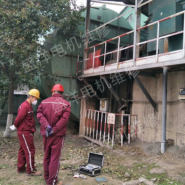 巢湖风机维修现场